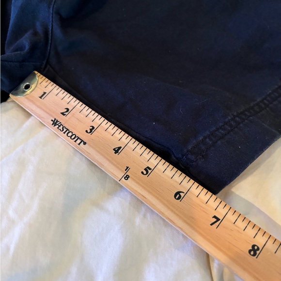 Charter Club Black Shorts Cargo Pockets High Waist Belt Loops Cotton Size 8 - Picture 4 of 7